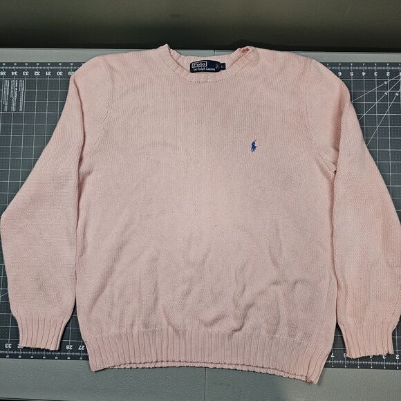 Ralph Lauren Other - Vintage Polo Ralph Lauren Sweater Large Pink Essential Preppy Quite Academia 90s